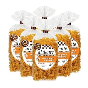 Al Dente Plant Based Pasta Chickpea + Turmeric, 8 Ounce (Pack of 6) - product information 2