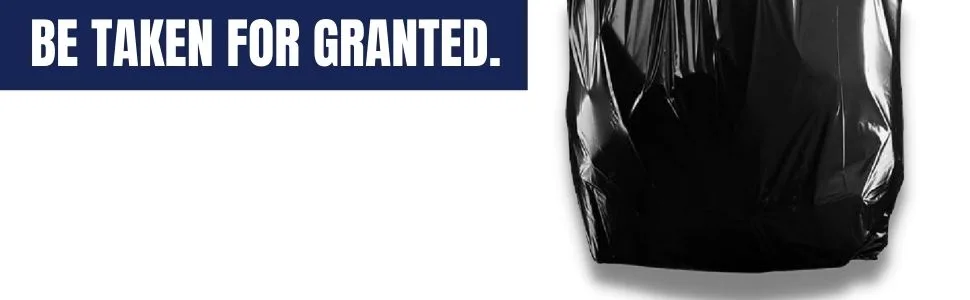 Plasticplace 55 gallon Trash Bags  1.2 Mil  Black Heavy Duty Garbage Can Liners  38 x 58 Black 1 Count (Pack of 100) - contractor