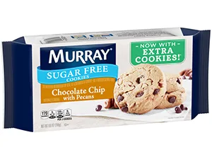 Murray Sugar Free Cookies, Chocolate Chip with Pecans, 8.8 Oz, Pack of 12 Chocolate Chip with Pecans 8.8 Ounce (Pack of 12) - Murray Sugar Free Chocolate Chip Pecan