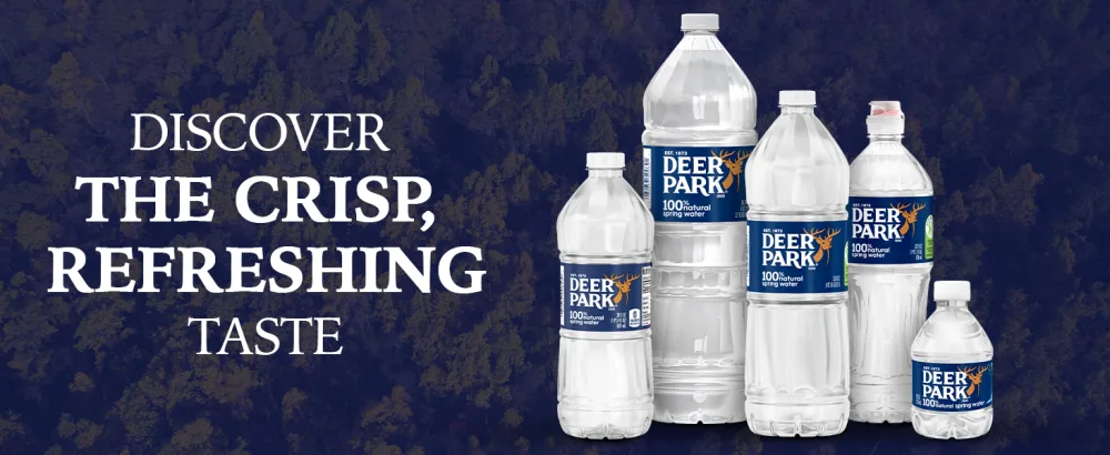 Deer Park Natural Spring Water, 8 Ounce 8 Fl Oz (Pack of 12) - Deer Park