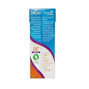 Dream Oat Beverage, Oat Unsweetened, 32 Oz (Pack of 6) Dream Unsweetened - product information 2