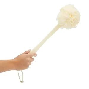 Long Handled Loofah Back Scrubber, Exfoliating Body Sponge for Shower, Bath (18 in, 3 Pack) - Feature