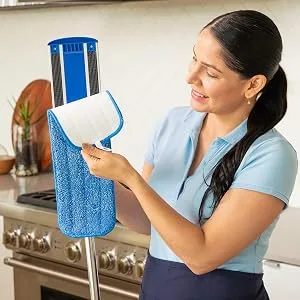Microfiber Wholesale 18 inch Microfiber Mop Pads - Machine Washable, Reusable, Refills & Replacement Wet Mop Heads Compatible With Any Microfiber Flat Mop System (3 Pack) 3 18 inch - 18 inch velcro microfiber wet mop pads