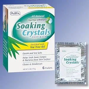 Pedifix Soaking Crystals Foot Bath - (6) 1 Oz. Packetsper Box 1 Ounce (Pack of 6) - P3078