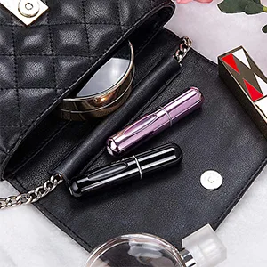 Portable Mini Refillable Perfume Empty Spray Bottle,3 Pcs Pack of 5ml Refillable Perfume Spray,Multicolor Perfume Spray, Scent Pump Case,for Traveling and Outgoing (2) - Easy to carry