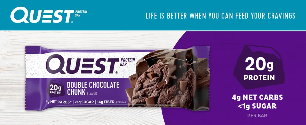 Quest Nutrition Protein Cookie, Double Chocolate Chip 2.08 Oz,(Pack of 12) - product information 1