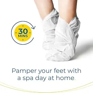 Dr. Scholl's Ultra Hydrating Foot Mask 3 Pack , Intensely Moisturizes Repairs and Softens Rough Dry Skin with Urea, 3 Count 1 Pair - product information 2