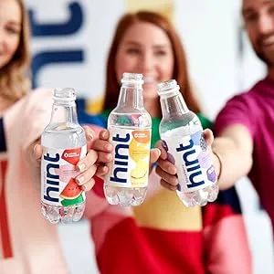 Hint Energy Water Black Raspberry (Pack of 12), 16 Ounce Bottles, Caffeinated Water, Black Raspberry Infused, Zero Sugar, Zero Calories, Zero Sweeteners, Zero Artificial Flavors - hint still water