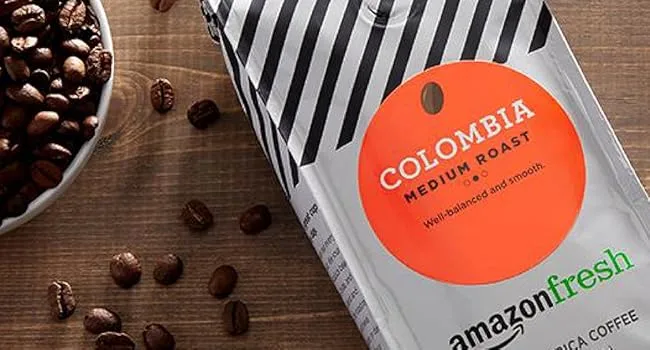 AmazonFresh Colombia Whole Bean Coffee, Medium Roast, 12 Ounce (Pack of 3) Colombia, Medium Roast 12 Ounce (Pack of 3) - private label ground coffee, medium roast, medium roast coffee, full-bodied medium roast