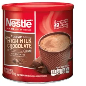 Nestle Hot Cocoa Mix, Rich Milk Chocolate (39 Servings), 27.7-Ounce Canisters (Pack of 3) - product information 3