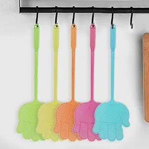 Dirza Fly Swatter - Funny Hand Shaped Fly Swatters -Durable - Colorful for Home/Indoor/Outdoor/Classroom/Office/Pack of 5 - swatters