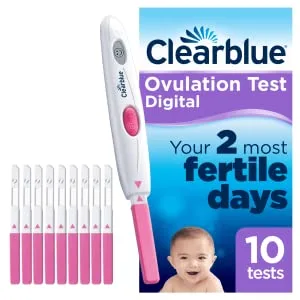 Clearblue Digital Ovulation Test-Pack of 10 Sticks - product information 2
