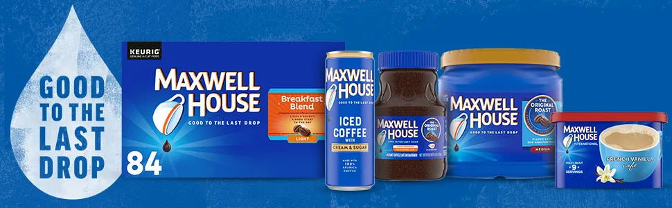 Maxwell House International Cafe Iced Hazelnut Latte Instant Coffee (3.42 oz Boxes, Pack of 8) - unspecified