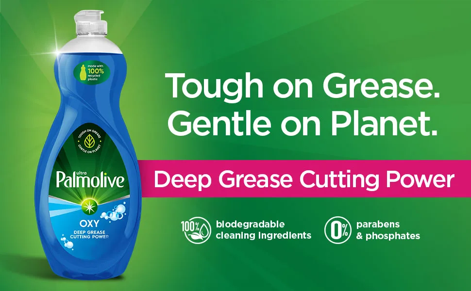 Palmolive Ultra Dish Soap Oxy Power Degreaser, 32.5 Fl Oz (Pack of 4) - product information 1