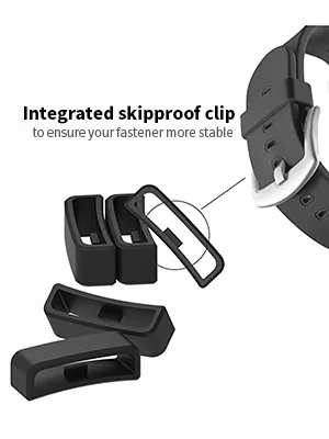 28mm Width Band Keeper Compatible with Garmin Vivoactive HR/Forerunner 910XT Fastener Loops Replacement Band Holder Compatible with Fitbit Surge Bands, 6 Pack. - product information 4