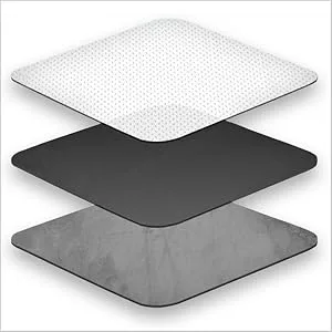 Syrtenty TENS Unit Replacement Pads - Pack of 4 Electrode Squares for Muscle Stimulation & Therapy - 1.5" x 13" Stimulator Pad Set 4 1.5"x13" - Premium Quality Pads