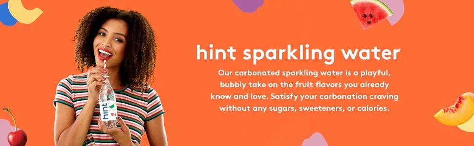 Hint Sparkling Water 4-Flavor Variety Pack (Pack of 12), 16.9 Ounce Bottles, Unsweetened Sparkling Variety Pack Water, Zero Sugar, Zero Calorie, Zero Artificial Sweeteners - hint sparkling description