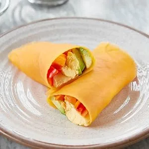 Folios 100% All Natural Cheese Wraps Cheddar 3 Pack - folios cheese wraps, folios, cheddar cheese, jarlsberg, parmesan cheese, tortilla, low carb wrap
