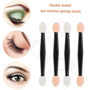 Luxxii (20 Pack) Eyeshadow Applicator Brush Sponge Tipped Makeup Tool Dual Sides Eyeshadow Applicator Brush Comestic for Lady Women Beauty - Luxxii (20 Pack) Eyeshadow Applicator Brush Sponge Tipped Makeup Tool Dual Sides