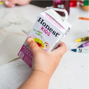 Honest Kids Super Fruit Punch Organic Fruit Juice Drink, 6.75 Fl Oz, 32 Pack - unspecified