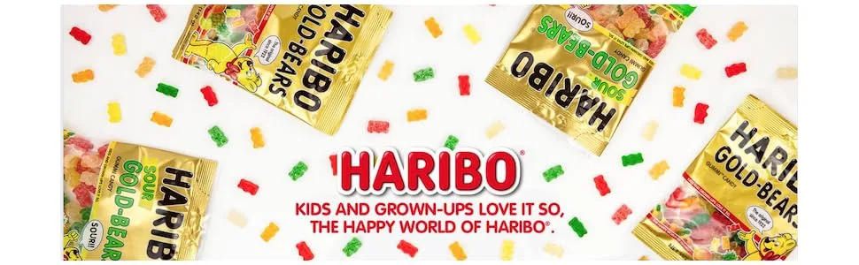 Haribo Gummi Candy, Goldbears Gummi Candy, 5 oz Bags (Pack of 12) Original Gold-Bears - product information 1