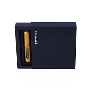 HINNASWA Portable Mini Refillable Perfume Empty Spray Bottle Atomizer Bottom Refill Pump Case for Traveling and Outgoing 3 Pcs Pack of 5ml (Sliver, Gold, Pink) - Elegant package for gift
