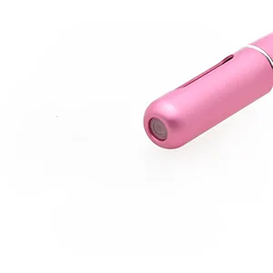 HINNASWA Portable Mini Refillable Perfume Empty Spray Bottle Atomizer Bottom Refill Pump Case for Traveling and Outgoing 3 Pcs Pack of 5ml (Sliver, Gold, Pink) - Fill up from the bottom