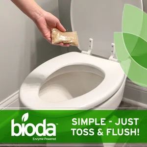Bioda Septic System Saver, Professional Strength, 6-Pack, 6-Month Supply - Bioda, Septic, Saver
