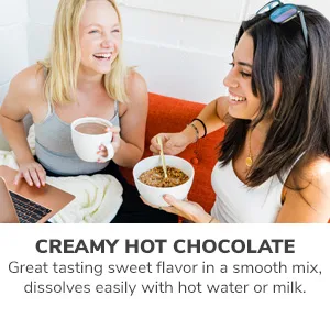 BariWise Protein Hot Cocoa, Chocolate - 2g Net Carbs, 80 Calories, 15g Protein (7ct) Chocolate 0.83 Ounce (Pack of 7) - Great taste sweet flavor smooth mix dissolves easy water low fat milk mix