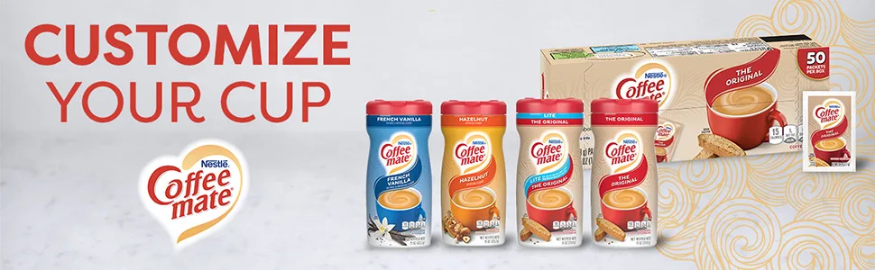 Nestle Coffee mate Coffee Creamer, Hazelnut, Non Dairy Powder Creamer, 15 Ounces (Pack of 12) - coffee mate powder