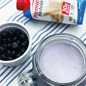 Premier Protein 30g Protein Shake, Caramel, 12 Count Caramel 11 Fl Oz (Pack of 12) - Blueberry Muffin Smoothie