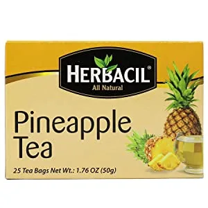 Herbacil Arnica Tea, Caffeine-Free, 3-Pack, 0.88 Oz, 25 Tea Bags, Boxes (75 Tea Bags) 25 Count (Pack of 3) - Herbacil Pineapple Tea