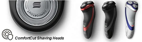 SH30 Replacement Heads for Philips Norelco Series 3000, 2000, 1000 Shavers and S738 Click and Style, ComfortCut Shaving Heads 6 Pack - Sh30 norelco replacement heads