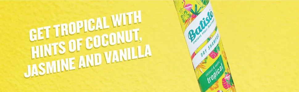Batiste Dry Shampoo, Tropical Fragrance, 6.73 fl. oz. (Pack of 3) - product information 1
