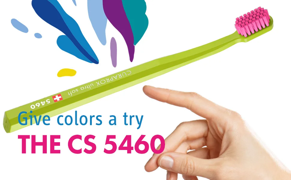 Curaprox CS 5460 Ultra-Soft Toothbrush (6 Pack) - Curaprox CS 5460 - Give colors a try