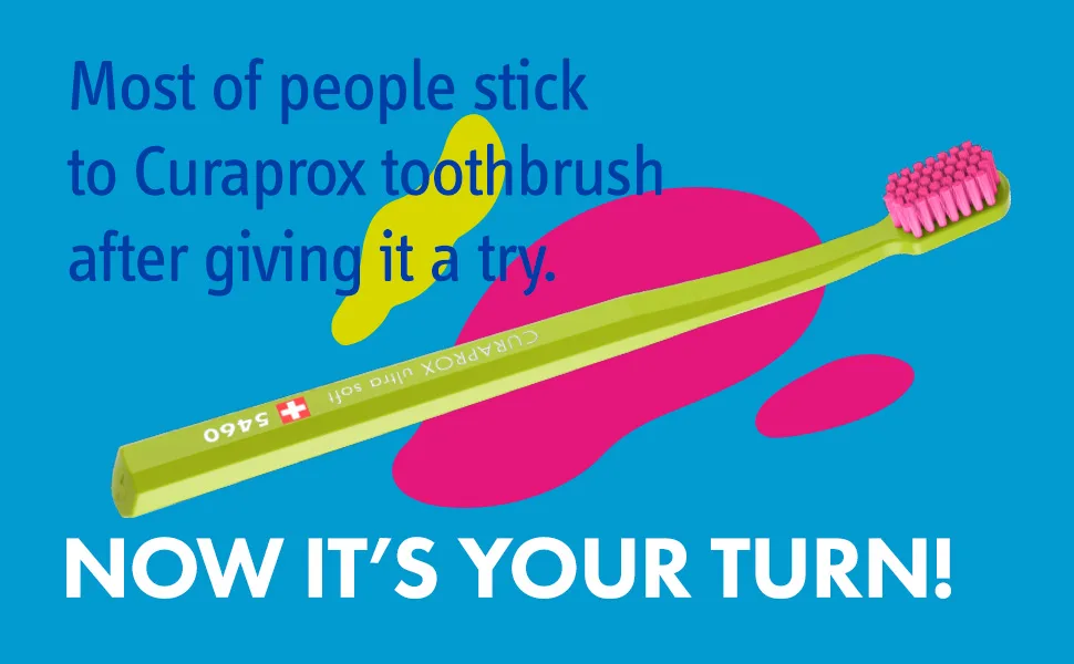 Curaprox CS 5460 Ultra-Soft Toothbrush (6 Pack) - Curaprox CS 5460 - Now it