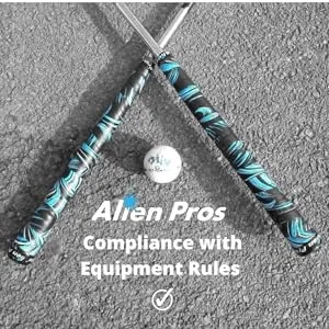 Alien Pros Golf Grip Wrapping Tapes - Innovative Golf Club Grip Solution - Enjoy a Fresh New Grip Feel in Less Than 1 Minute 3-Pack Skull - alien pros golf grip