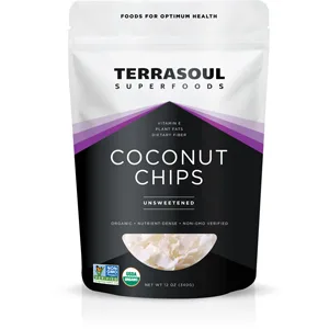 Terrasoul Superfoods Raw Coconut Chips (Organic), 1.5 Lbs (2 Pack) 12 Ounce (Pack of 2) - product information 2