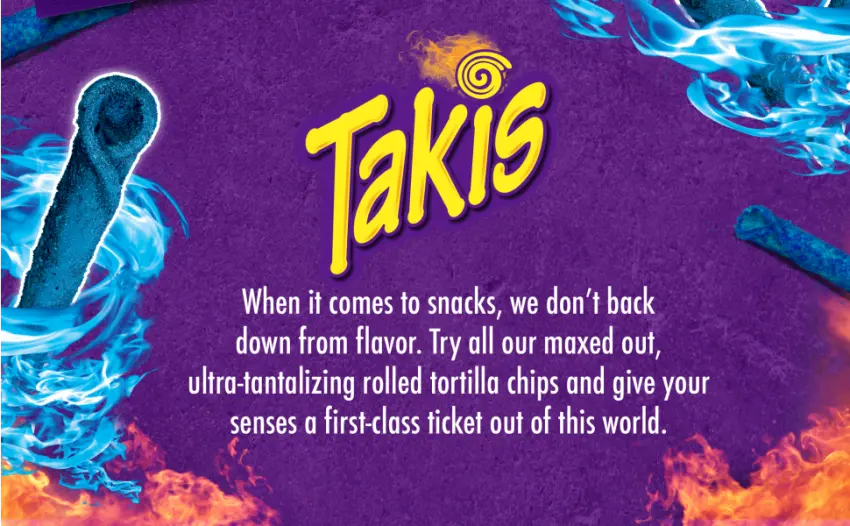 Takis Blue Heat Rolled Tortilla Chips, Hot Chili Pepper Artificially Flavored, 4 Ounce Bag - image