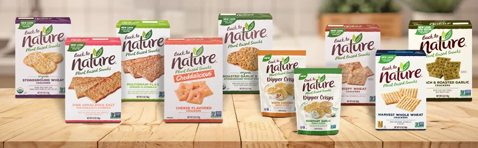 Back to Nature Crackers, Non-GMO Multigrain Flax Seed, 5.5 Ounce (Pack of 6) - BACK TO NATURE CRACKERS