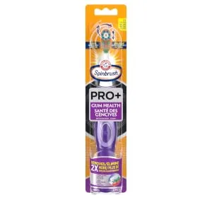 Arm & Hammer Spinbrush PRO+ Gum Health Powered Toothbrush, Pack of 1 - Packaging May Vary - product information 2