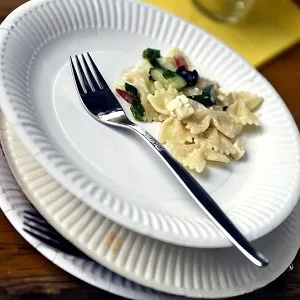 Perfect Stix Paper Plate, White, 9" (Pack of 300) - Paper Plate