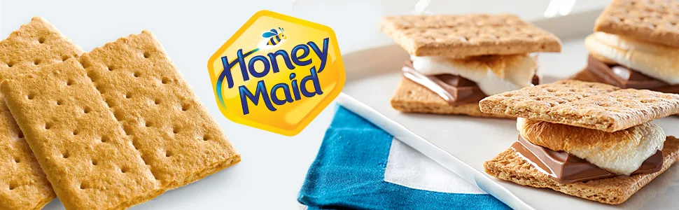 Honey Maid Honey Graham Crackers, 12 - 14.4 oz Boxes 14.4 Ounce (Pack of 12) - image