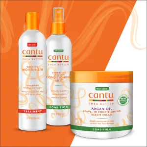 Cantu Thermal Shield Heat Protectant with Shea Butter, 5.1 fl oz (Pack of 3) (Packaging May Vary) Thermal Shield Heat Protectant 3 pack - Shea butter, Cantu classics