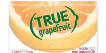 TRUE GRAPEFRUIT Water Enhancer (32 Packets) | Zero Calorie Unsweetened Water Flavoring | For Water, Bottled Water & Recipes | Water Flavor Packets Made with Real Grapefruit - true grapefruit packet