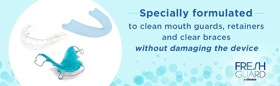 Fresh Guard Soak by Efferdent, Cleans Guards & Retainers, 24 count (3 Pack) - Fresh Guard