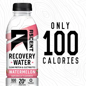 Ascent Protein Recovery Water Pineapple Coconut - 12 Pack - ascent recovery water protein
