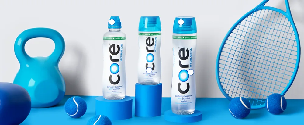 CORE Hydration Nutrient Enhanced Water 30.4 Fluid Ounce Water Bottles, 6 Pack - CORE Hydration Features