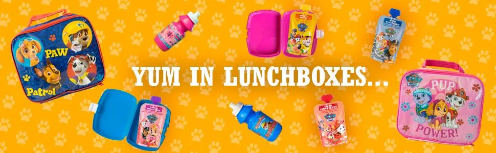 Paw Patrol Really Raspberry Organic Mixed Fruit Squeeze Pouch, 3.5 oz. (Pack of 10) - Yum in lunchboxes and lunch bags
