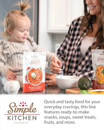 ReadyWise Simple Kitchen Soups Variety Pack (4 Count) | 16 Servings | Vegan & Gluten Free Options 6.7 Ounce (Pack of 4) - Module 6